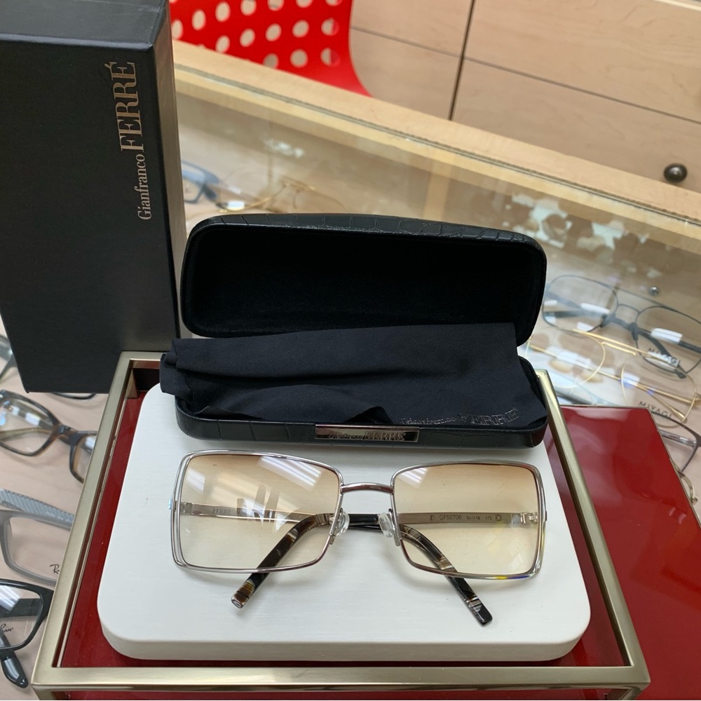 Gianfranco Ferre Silver Glasses with prescription